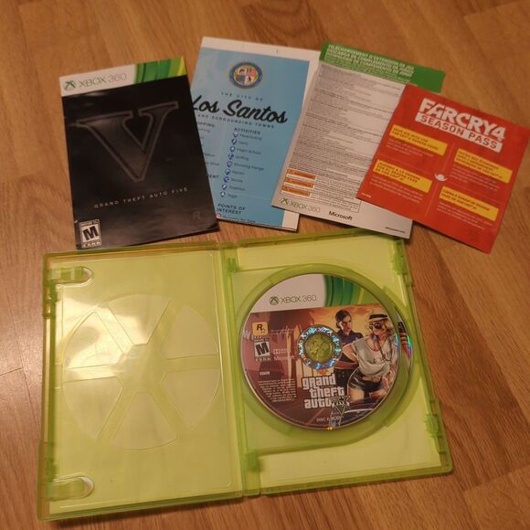 Grand Theft Auto V GTA5 Microsoft Xbox One 2013 Rockstar UNTESTED - Picture 4 of 7